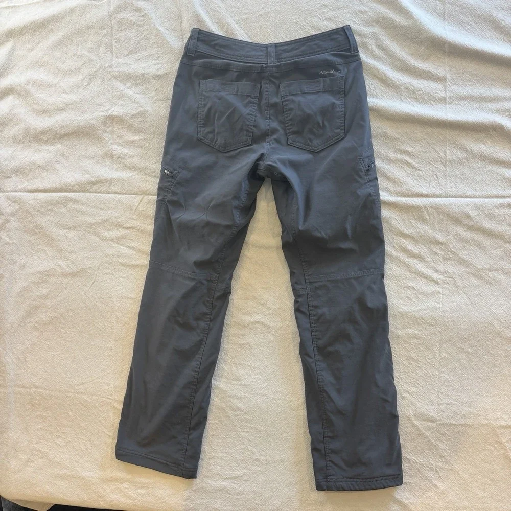 Eddie Bauer Men's 30x32 First Ascent Fleece Lined Guide Pro Pants Gray Hiking